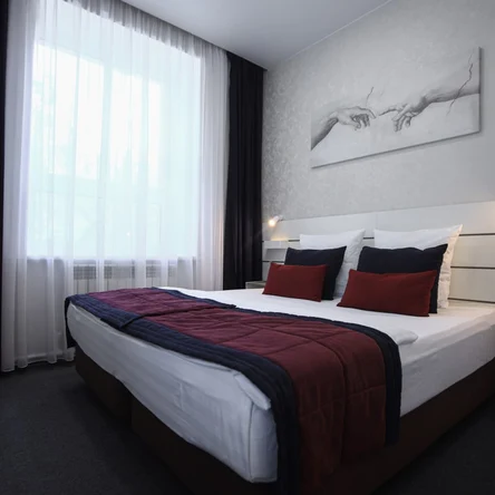 Двухместный номер стандарт с удобствами в номере. 1 этаж